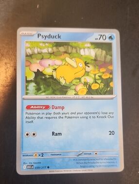T.Swift Fans! "Fate Of Ophelia" Psyduck Pokémon Trading Card